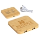 a bamboo panda fsc(r) bamboo 5w wireless charger with dual usb ports