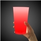 a group of neon led pint glass cup - red