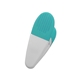 aerial view a teal white vibrant magnetic custom power clip, image 1 of 2