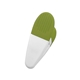 aerial view a olive green white vibrant magnetic custom power clip, image 1 of 2