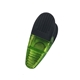 aerial view a trans lime green vibrant magnetic custom power clip, image 1 of 2