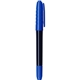 a blue double ended sharp mark(r) - permanent marker - fine medium tip