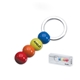 aerial view a multicolor moma spectrum multicolored pull - top keychain, image 1 of 2