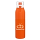 aerial view a matte orange h2go(r) vigor stainless bottle - matte orange, image 1 of 7