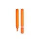 aerial view a orange fidget highlighter, image 1 of 2