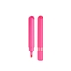 aerial view a pink fidget highlighter, image 1 of 2