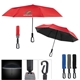 a group of 46 arc reflective umbrella with carabiner handle