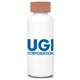 aerial view a white organic sugar cane water bottle 22 oz, image 1 of 2
