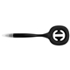 aerial view a black harmony snapper fidget pen, image 1 of 4