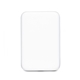 aerial view a white bjrn wireless 5000mah magsafe power bank, image 1 of 5