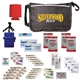aerial view a black sun and fun premium beach first aid kit, image 1 of 2