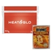 aerial view a red outdoor long - lasting hand warmer kit, image 1 of 2