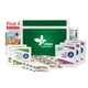 aerial view a green personal first aid kit, image 1 of 2