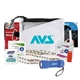 aerial view a white storm series basics disaster first aid kit, image 1 of 2
