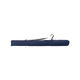 aerial view a navy stripe belle mare umbrella beach tent, image 1 of 2
