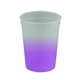 aerial view a frost to violet 12 oz cups on the go cool color changing mood cup, image 1 of 2