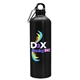 a black bottle & black lid the excursion - 25 oz digital aluminum sports bottle