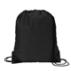 aerial view a black drawstring sport pack, image 1 of 4
