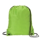 aerial view a lime green drawstring sport pack, image 1 of 2