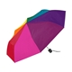 aerial view a rainbow shed rain(tm) 42 mini manual compact umbrella, image 1 of 2