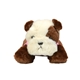 aerial view a bulldog aurora mini flopsies stuffed animals, image 1 of 2
