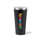 aerial view a matte black corkcicle(r) tumbler - 16 oz, image 1 of 4