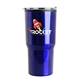 a blue the carova - 18 oz stainless steel auto tumbler - full color imprint