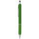 aerial view a green 2277 serena retractable gel stylus pen - colorjet, image 1 of 2