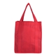 aerial view a red 199 north park - non - woven shopping tote bag - heat transfer, image 1 of 2