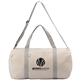 aerial view a natural 7501 loom - recycled cotton blend duffel bag, image 1 of 6