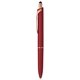 aerial view a red 7622 iris rose gold stylus pen, image 1 of 2