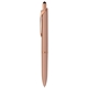 aerial view a rose gold 5015 iris rose gold stylus pen, image 1 of 2