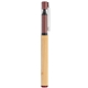 aerial view a burgundy 696 harmony bamboo gel pen, image 1 of 2