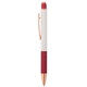 aerial view a red 18-1750 ridgecrest rose gold pen, image 1 of 2