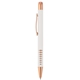 aerial view a white bowie rose gold stylus pen, image 1 of 2
