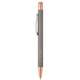 aerial view a gunmetal 425 bowie rose gold stylus pen, image 1 of 2