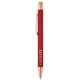 aerial view a red 704 bowie rose gold stylus pen, image 1 of 2