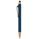 aerial view a navy blue 302 paris softy rose gold stylus pen, image 1 of 2