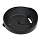 aerial view a black 12 oz orbit double walled tumbler, image 1 of 2