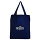 aerial view a navy blue 2767 north park - non - woven shopping tote bag - heat transfer, image 2 of 2