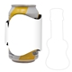 aerial view a custom full color guitar shaped slap wrap, image 1 of 4