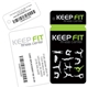a group of prism card key tag set 4 5/16 x 2 1/8
