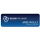 a group of tucson plastic name badge 3 x 1