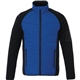 aerial view a new royal/black (561) mens banff hybrid insulated puffer jacket, image 1 of 4