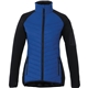 aerial view a new royal/black (561) womens banff hybrid insulated puffer jacket, image 1 of 7