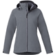 aerial view a quarry/heather dark charcoal (938) womens arlington waterproof 3- in -1 jacket, image 1 of 4