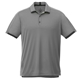 aerial view a quarry/grey storm (938) mens cerrado short sleeve performance polo, image 1 of 5
