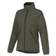 aerial view a loden/black (684) womens rincon eco packable jacket, image 1 of 2