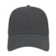 aerial view a charcoal heather eco - friendly recycled material cap, image 1 of 4