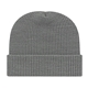 a heather ribbed knit cap with cuff